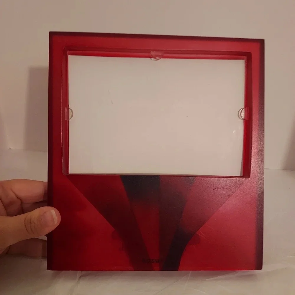 Walt Disney World Red Picture Frame 4 x 6 Four Parks with Mickey Hands